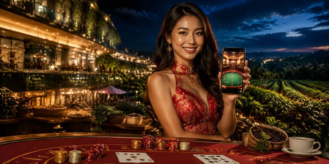 Người dùng tại TP.HCM tham gia slot game trên điện thoại với trang phục áo dài truyền thống